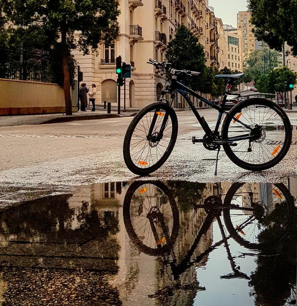 My Bike tells stories..🍃🚴‍♂️💦💦💦📍downtown beirut  lebanon ........ (Downtown Beirut)
