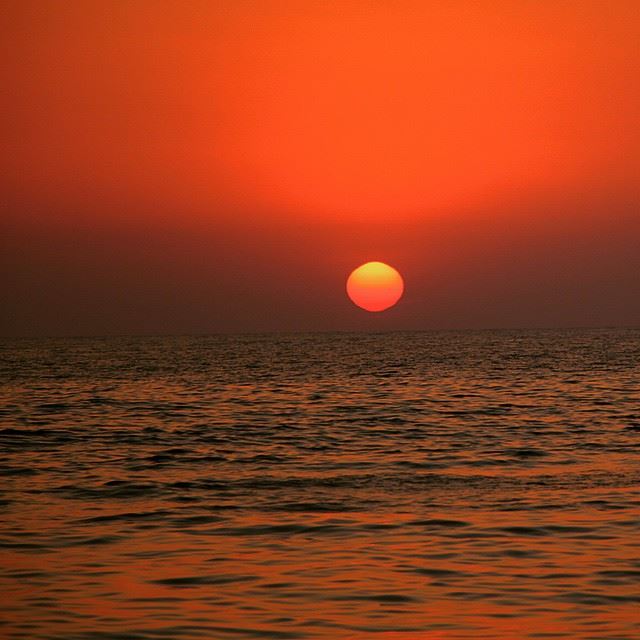 My calm peaceful  sunset from the city of  tyre 🇱🇧 lebanon  lebanon_hdr...