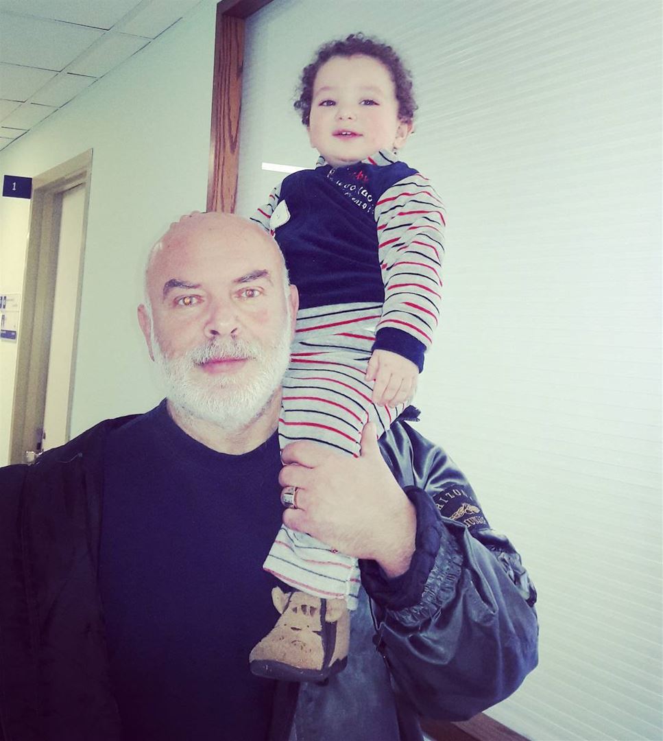 My dad and my nephew 😊 Father  Dad  Nephew  Lebanese  People  Men  Cute... (AUBMC)