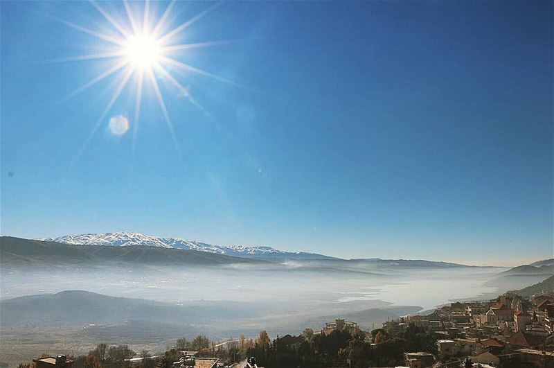 My Kind of Saturday Morning 🏔  westbekaa  saghbine  homesweethome ... (Saghbîne, Béqaa, Lebanon)