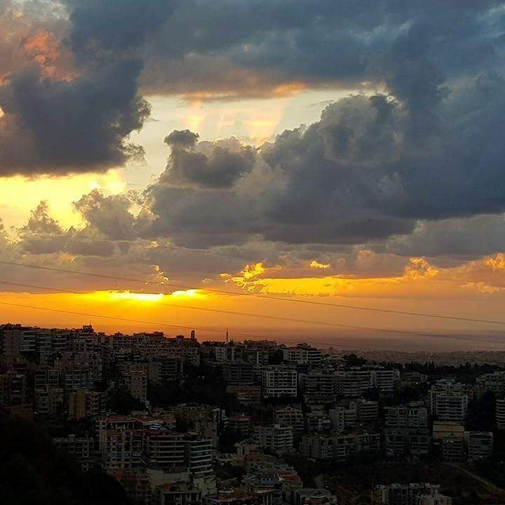 My lebanon  autumn  beirut  lebanon  mylebanon  sunset  colors  nofilter ...