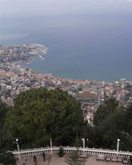 My lebanon 🇱🇧  jounieh  harissa  stemarie  ladyoflebanon  photo ... (Teleferque Harissa Jounieh)