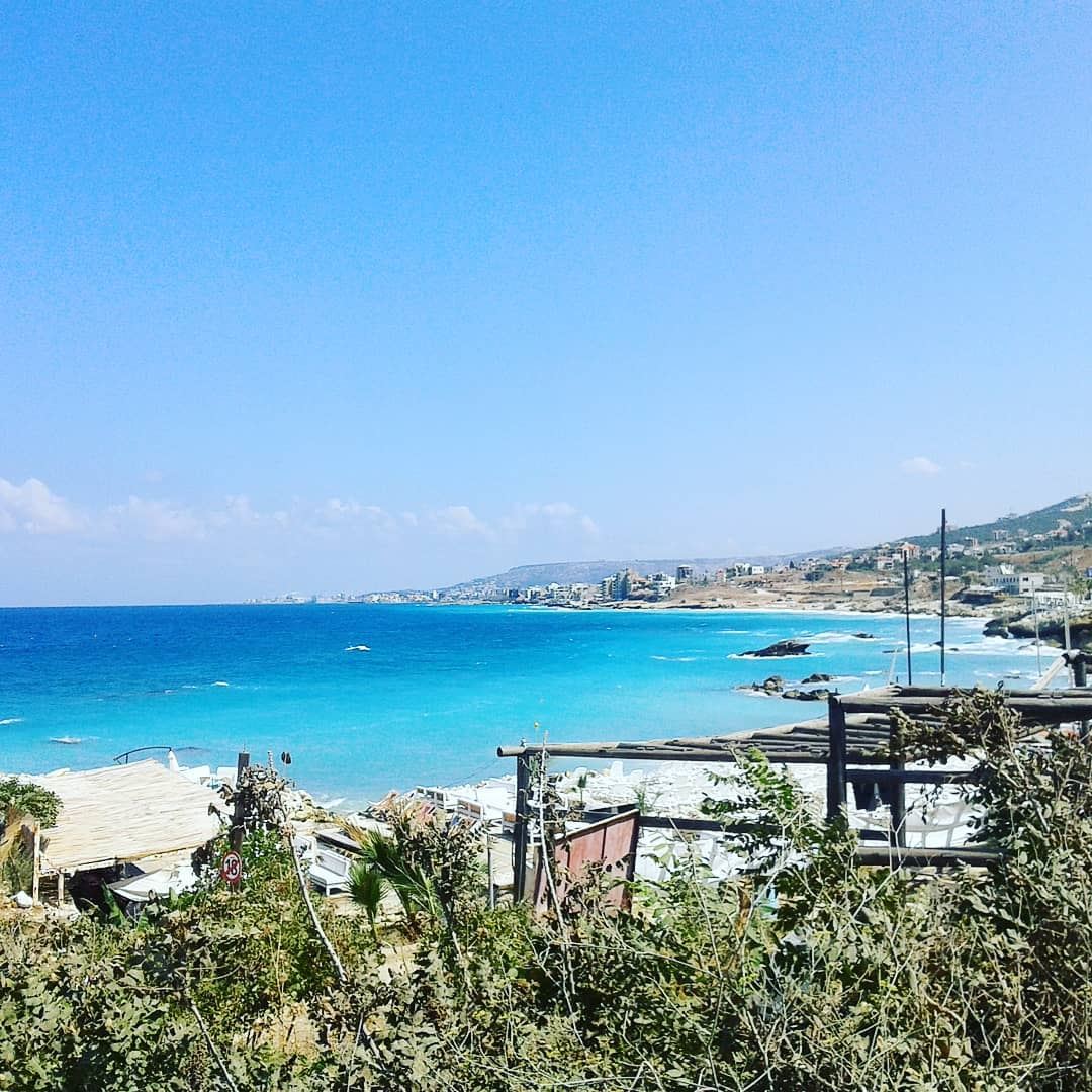 My lebanon sea  ocean  blue  nature  natural  batroun  beach  scenery ...
