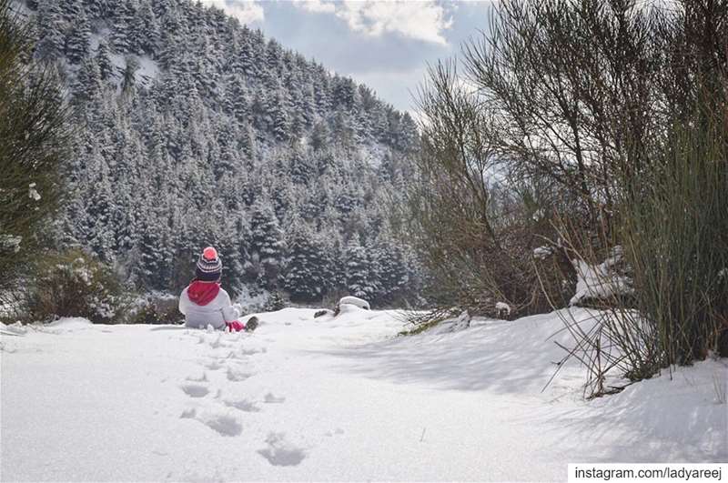 My little snow girl! mycitybeirut  authenticshouf   livelovebeirut ...