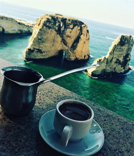 my lovely place, with my coffee (Bayrock - Raouche)