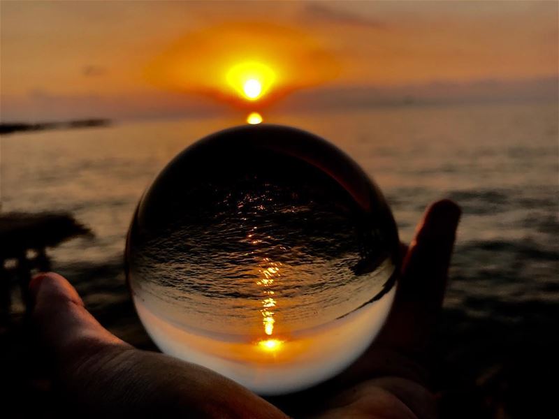 My magical ball ....🌅✨••••••••••••• sunsetview ...