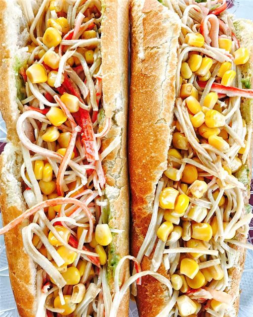 My signature crab sandwich...... Lebanon  Beirut  popcorn961  foodie... (At Home)