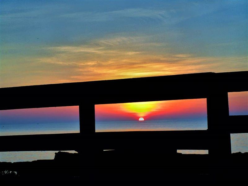 My sunset📸...❤ picoftheday  sunset  skyline  sky  skyporn  nature ... (Enfé, Liban-Nord, Lebanon)