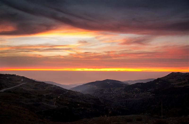 . Mysteries in the  wild  skies🔻🔺  Lebanon  ig_lebanon  insta_lebanon ... (Mount Sannine)