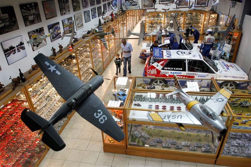 Nabil Karam’s largest collection in the world of model cars and dioramas inside his museum in Zouk Mosbeh 