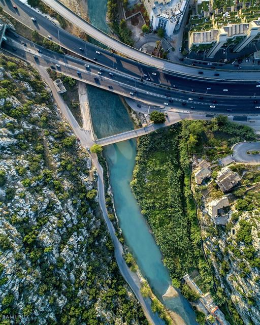 Naher l kaleb like you've never seen it before.It is a river in Lebanon... (Nahr al-Kalb)