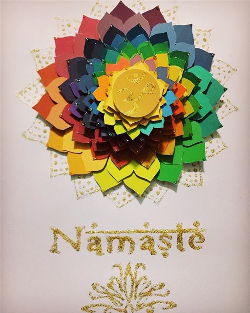 namaste india spiral project vacation colorful artistic art arts...