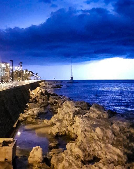 Natural Phototherapy..Just run and hug the rain and lightning..⚡Natural... (Beirut, Lebanon)