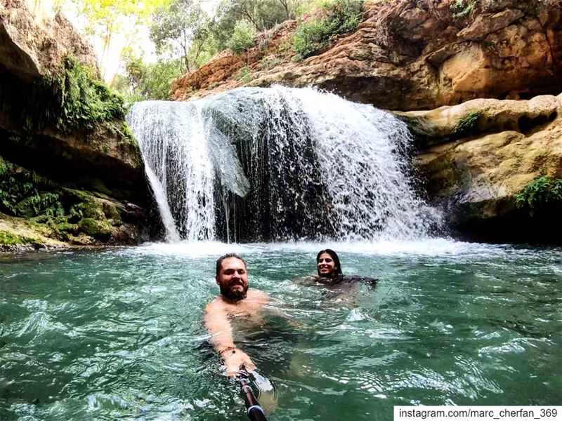  Nature is where we find  Peace  Love and  Happiness ❤️ Waterfall ... (Serjbel)