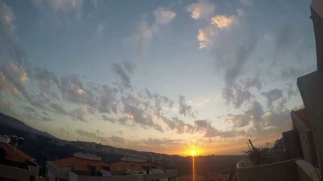  Nature  motions from rooftops lebanon  timelapse  sun  moon  clouds ...