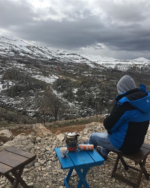  nature  mountain  snow  coffee  coffeelover  lebanon ... (Jord Tannoûrîne)