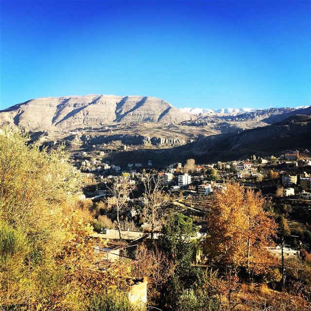  nature mountains snow autumn faraya Lebanon...