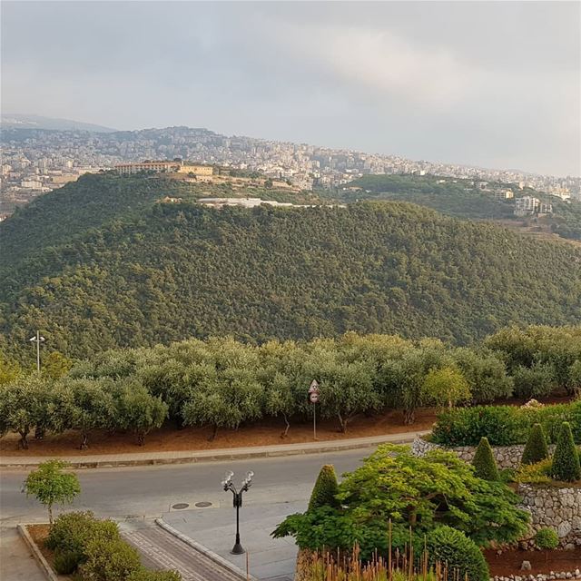  nature  naturelovers  landscape  landscapephotography  mountains  trees ... (Notre Dame de Louaize)