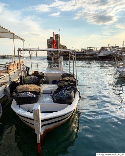  nature  nice  lights  reflection  sea  sunset  sunrise  boat  fishing ... (Byblos - Jbeil)