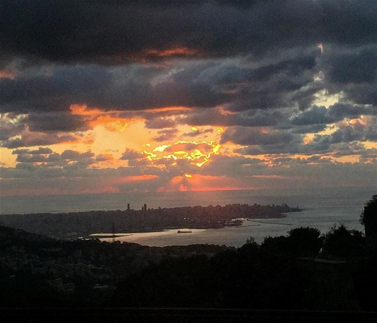  nature  rage  clouds  black sky lebanon sunset rain winter cold weather...