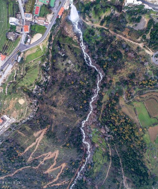Nature's Veins 🏞️...  jezzine  lebanon  dji  drones  quadcopter ... (Jezzine District)