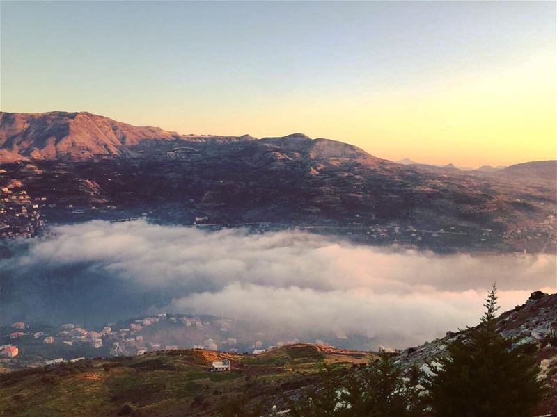  nature  sunset  view  clouds  mountain  green  valley  village  north ...