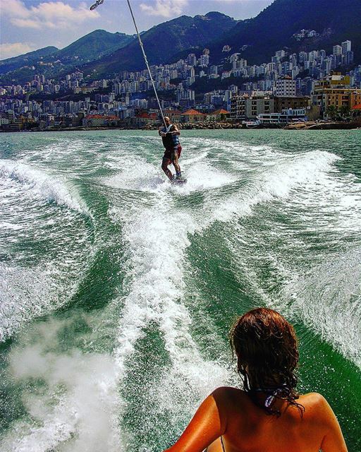 Need for sun, water and speed ! Lebanon  super_lebanon  jounieh ... (Joünié)