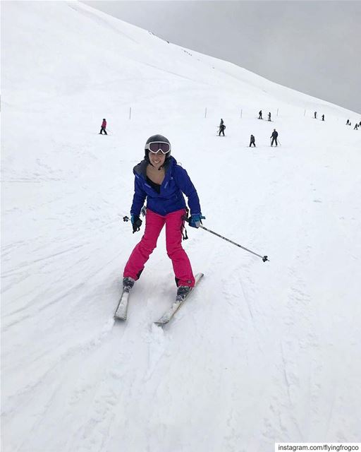 Never ending smiles!!Come learn ski with us or work on your technique!.... (Mzaar Ski Resort Kfardebian)