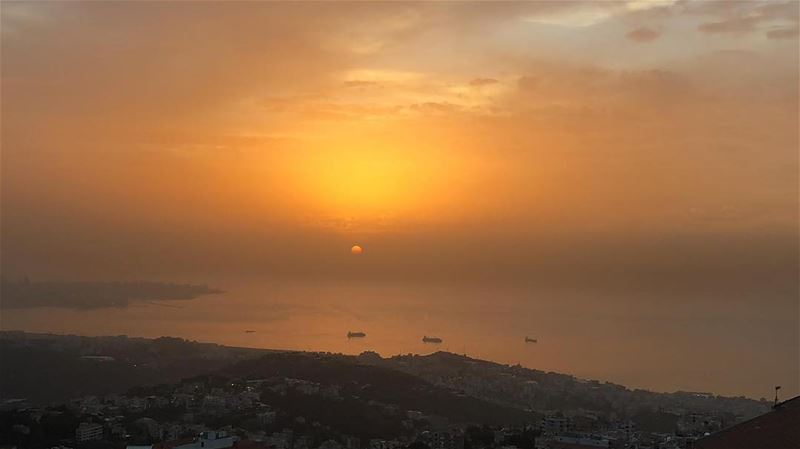 never go too long without watching a sunset.. happeningnow... (Beirut, Lebanon)