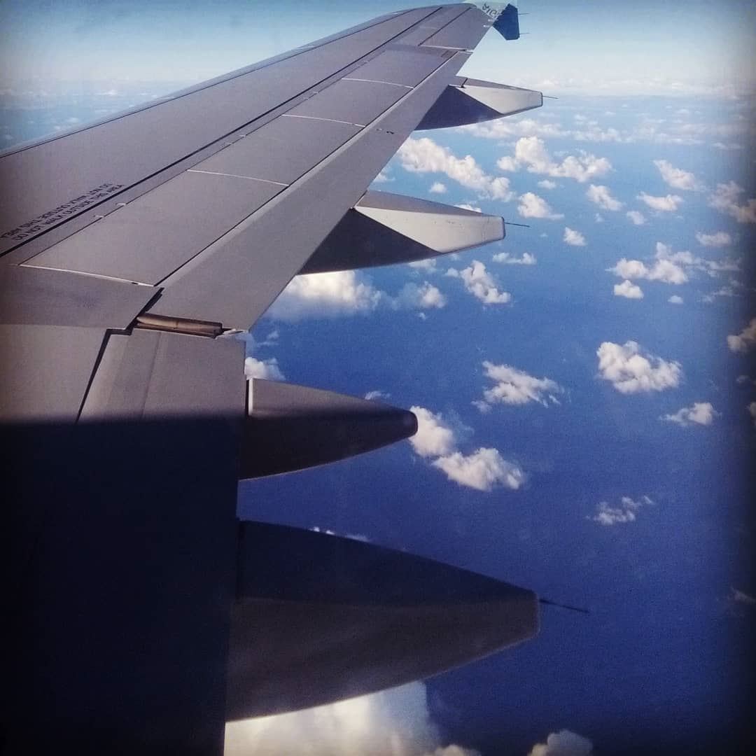 Never look back...  plane  skyblue  lebanon ...