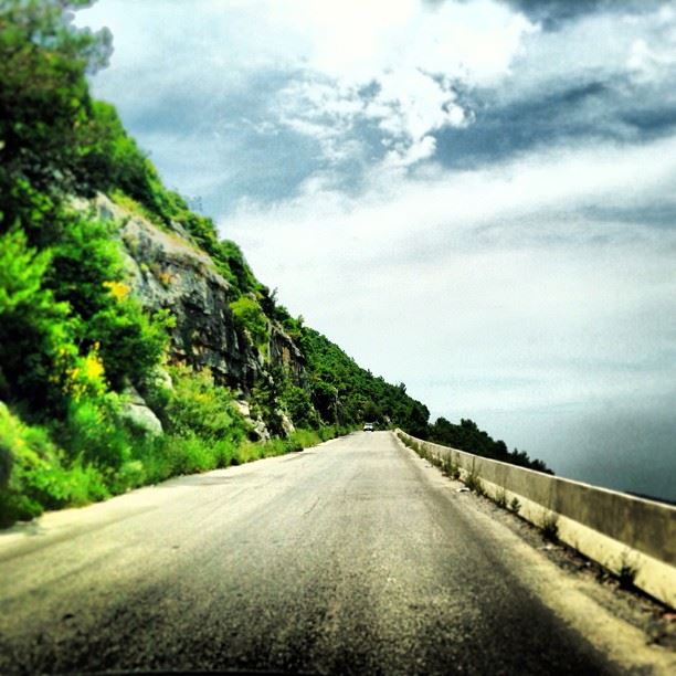 Never Stop  beautiful  roads  lebanon  horizon  sky  nature  colour ...