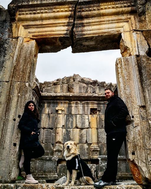 Never Stop Exploring... 🏛️🐶 Old  Roman  Tample  OldButGold  Rashaya ... (Rashayya, Béqaa, Lebanon)