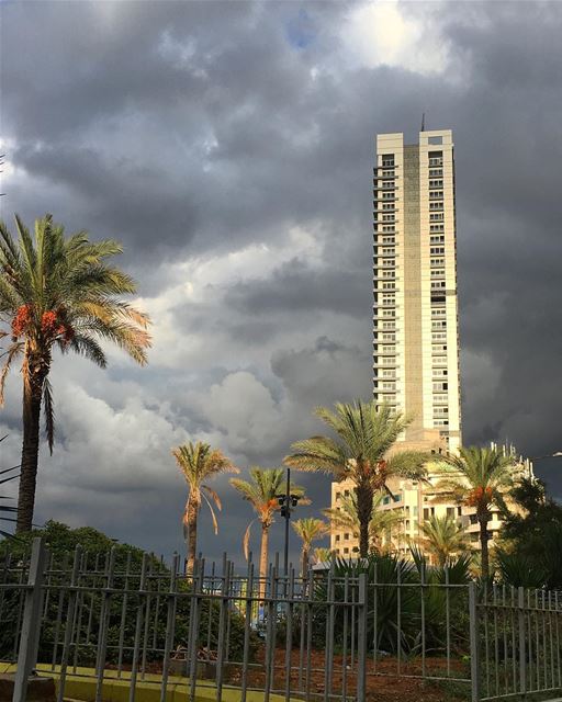 Never waste a nice weather  sea  ocean  walk  sports  beirut  cloud ... (Zaitunay Bay)