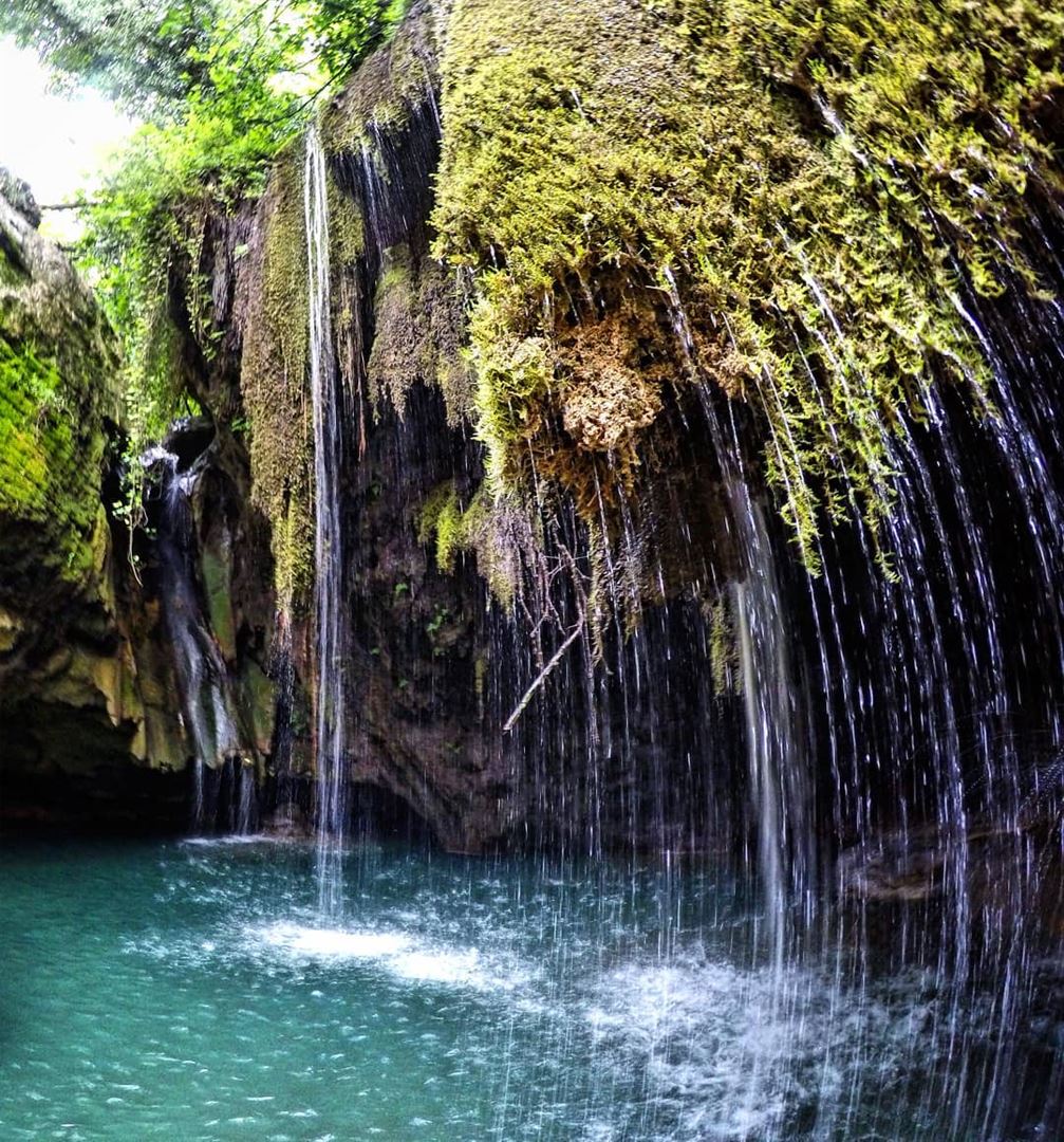  NeverStopExploring  Amazing  Waterfall  Nature  Mokhtara  Chouf  Lebanon ... (El-Mukhtarah, Mont-Liban, Lebanon)