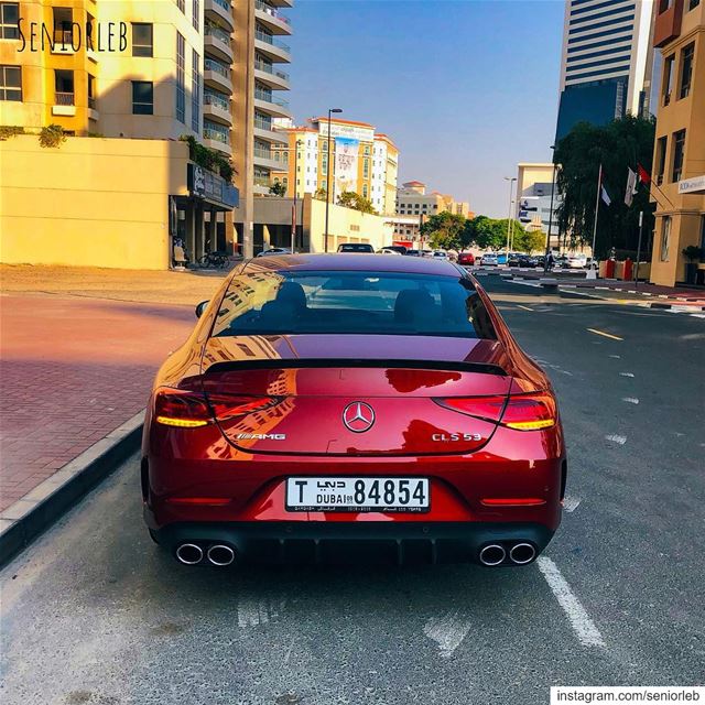 New shape, new details, elegancy and sophistication. Mercedes CLS AMG—————— (Dubai, United Arab Emirates)
