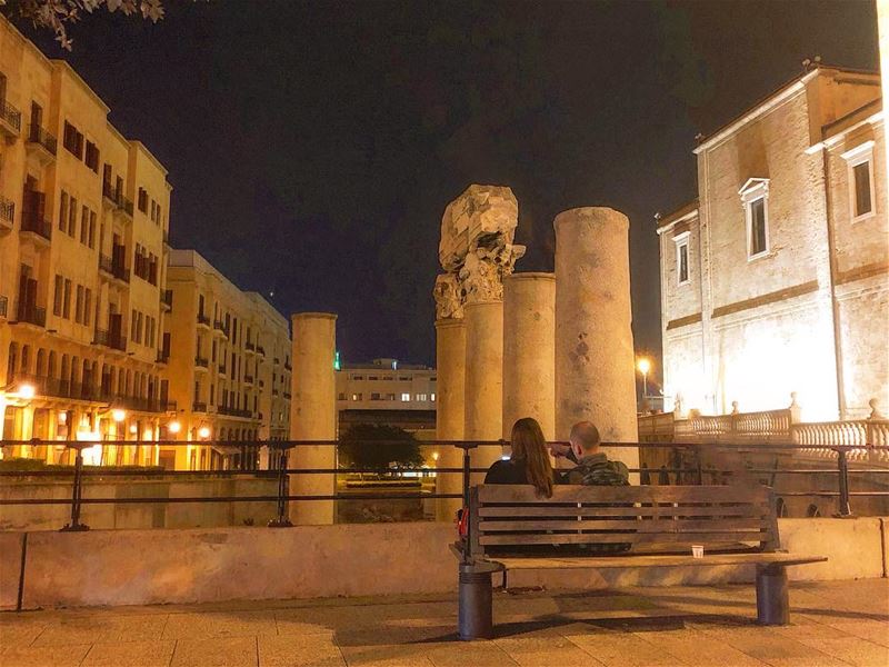 Night air, good conversation, and a sky full of stars can heal almost any... (Downtown Beirut)