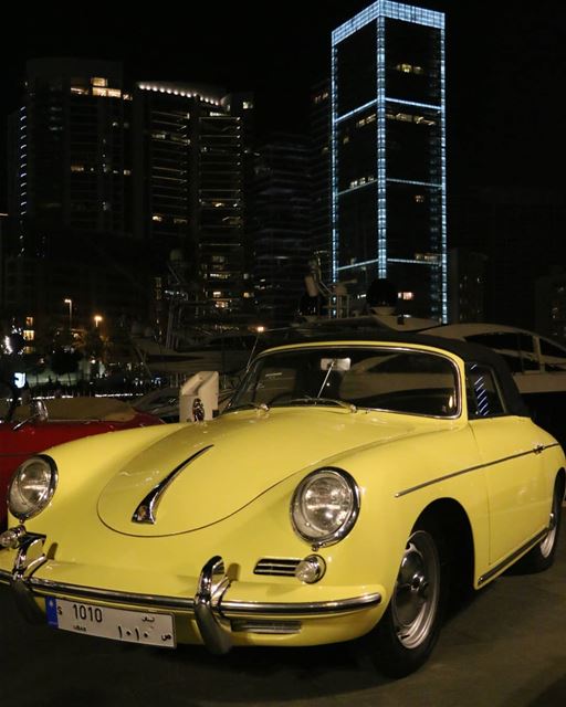 Night night Beirut...All those beautiful vintage Porsches are sleeping by... (Saint George Yacht Club & Marina)