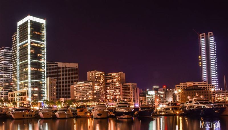  nights night nightout nightlife building buildings beirut architect... (Zaitunay Bay)