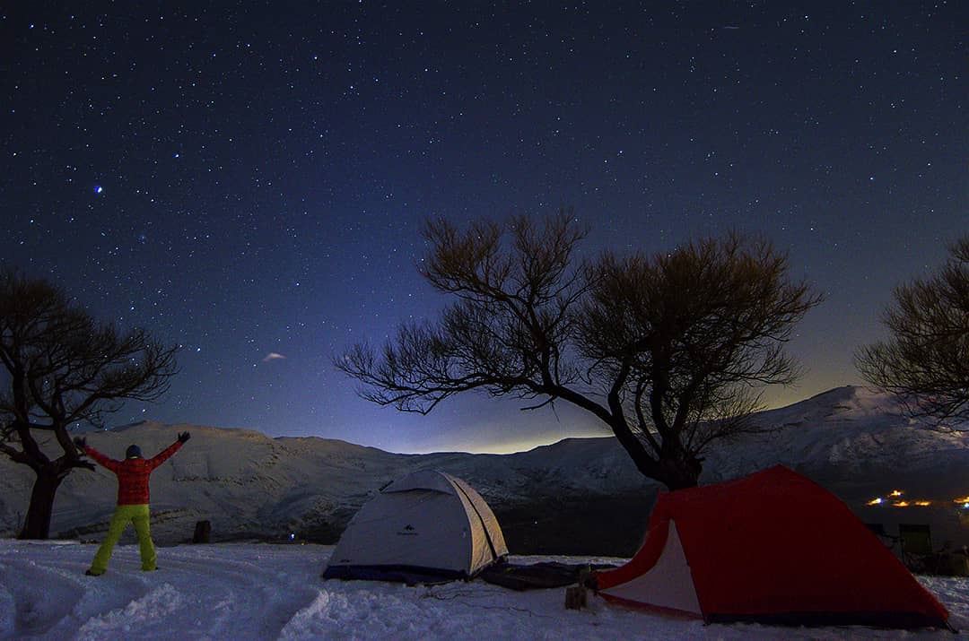 Nights to remember ❄🌌⛺Join us in our hike to Jabal Moussa on January 28!... (Lebanon)