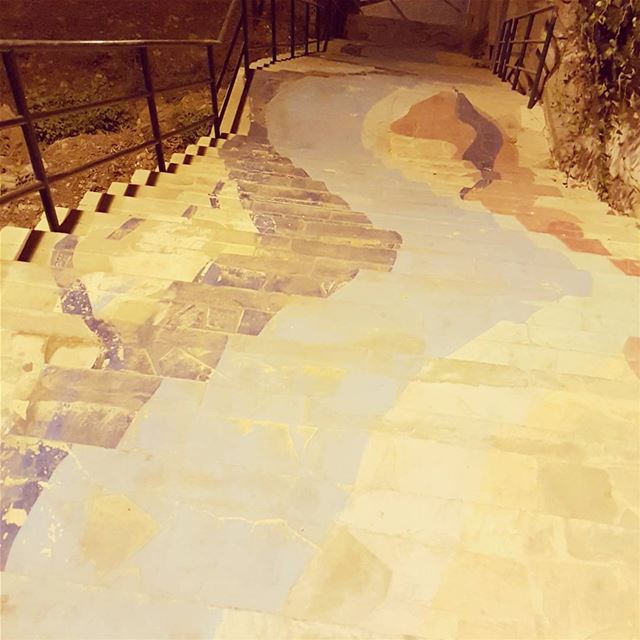  nighttime  night  lebanon  bromana  stairs  myvillage  happy ...