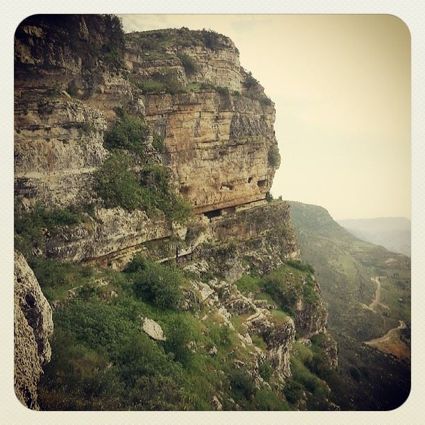  Niha Fortress carved rocks cave Nature amazing view Lebanon...