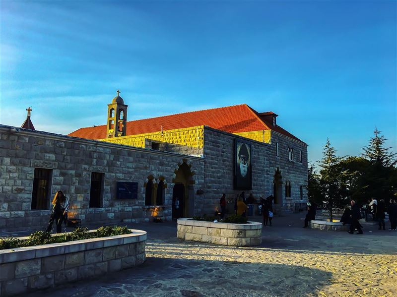 " No Caption Necessary...Saint Charbel Pray For Us 🙏..." whatsuplebanon... (Annaya - Saint Charbel.)