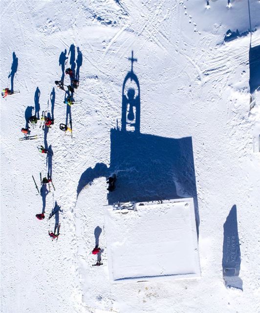 No Caption Needed !!😍❄️...  mzaar  kfardebian  lebanon  dji  drones ... (Mzaar Kfardebian)