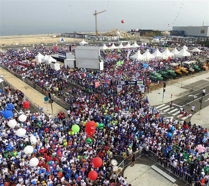 No Filter needed; just the great Beirut Marathon on this great Sunday... (Beirut Marathon)