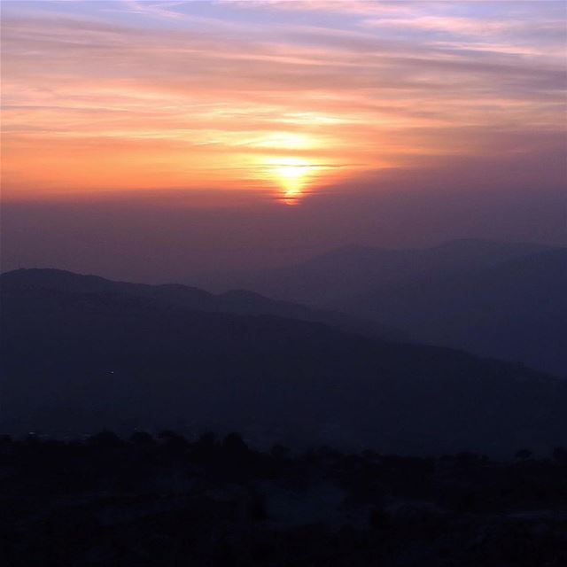 No matter what happens, everyday ends beautifully.📍Shouf, Lebanon | 2018... (Al Shouf Cedar Nature Reserve)