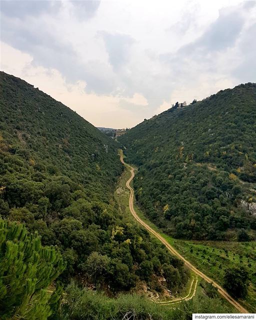 No road is long... When dreams are big... And Sky is the limit...⛰ ... (St Rafqa-Jrebta)