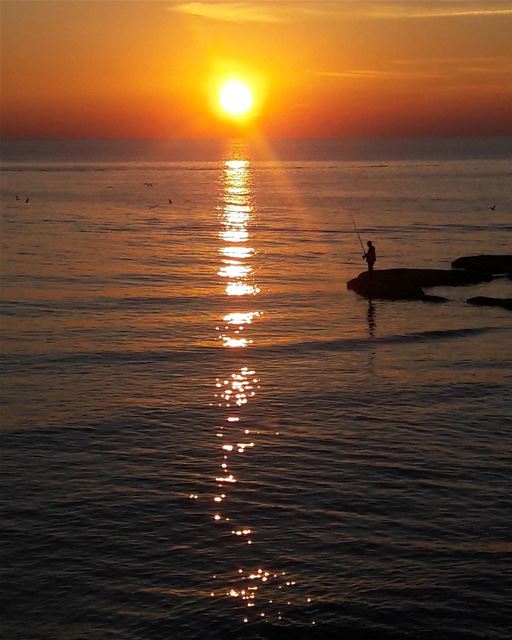 🌅  nofilter  Beach   Waves   Tripoli  TripoliLB  Beautiful   Sunset  ... (Tripoli, Lebanon)