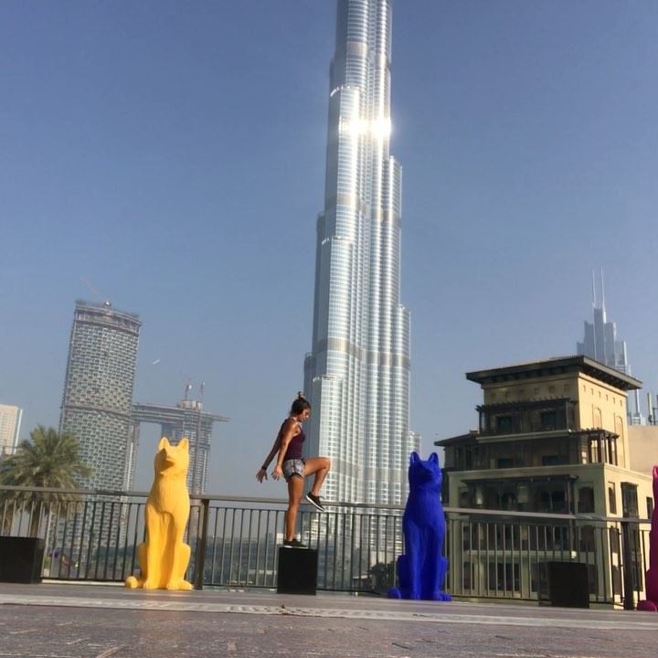  nogymnoproblem , there is so much you can do when you go out for a  walk , (Burj Khalifa)