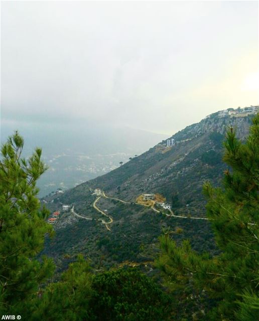  noperson  travel  tourism  outdoor  green  landscape  streetphotography ... (Dfoûn, Mont-Liban, Lebanon)