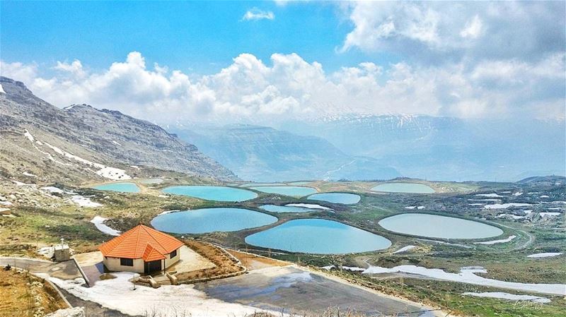  north  pond  water  mountains  lebanon  plain  green  nature   snapshot ... (Jerd El Akoura)